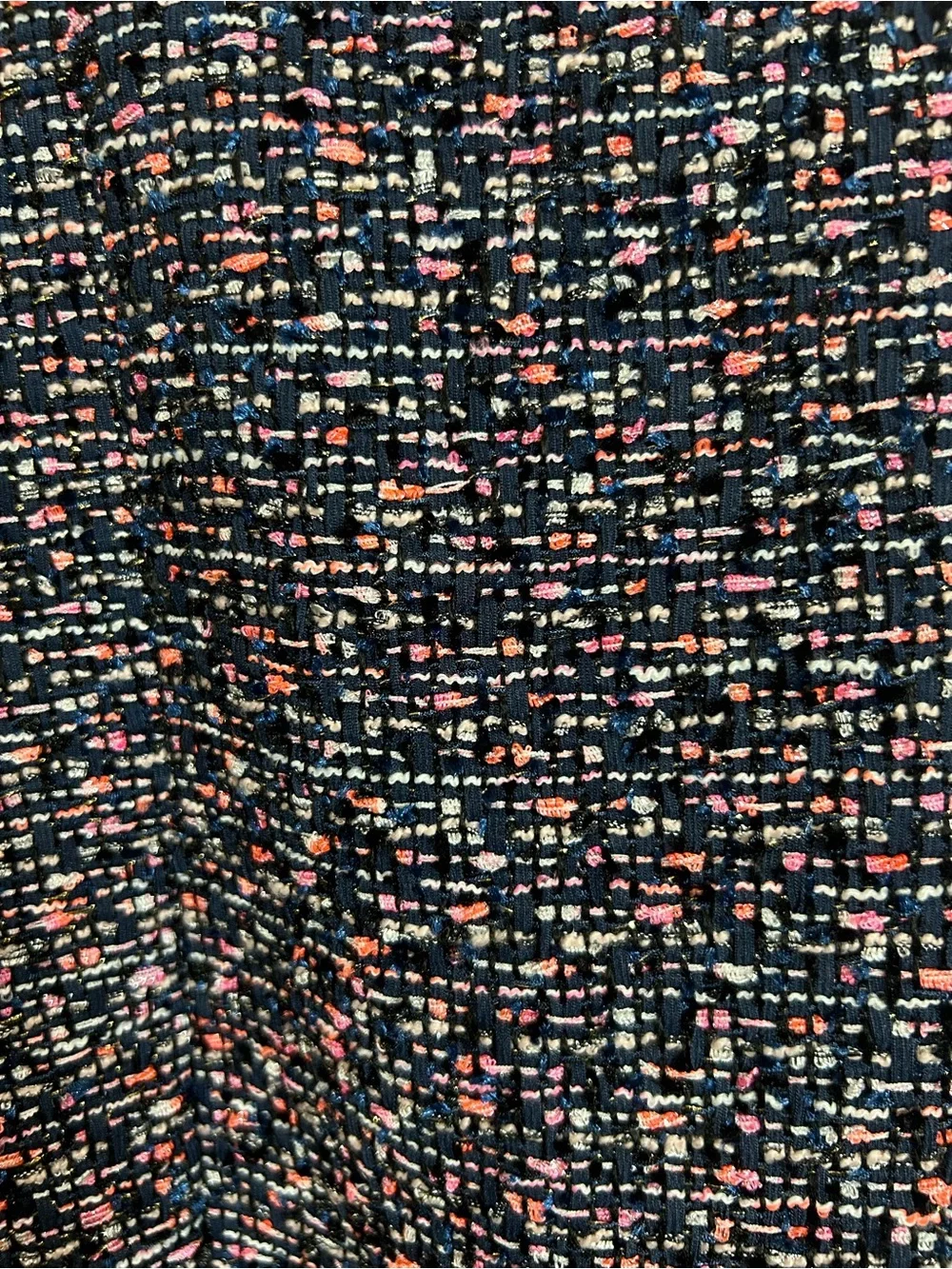 NEW J. Crew A-Line Dress Confetti Tweed Women Sz 6 Sleeveless Fit & Flare Navy